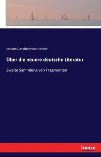 bokomslag ber die neuere deutsche Literatur