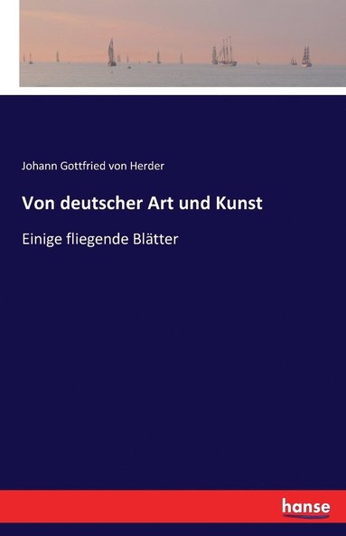 bokomslag Von deutscher Art und Kunst