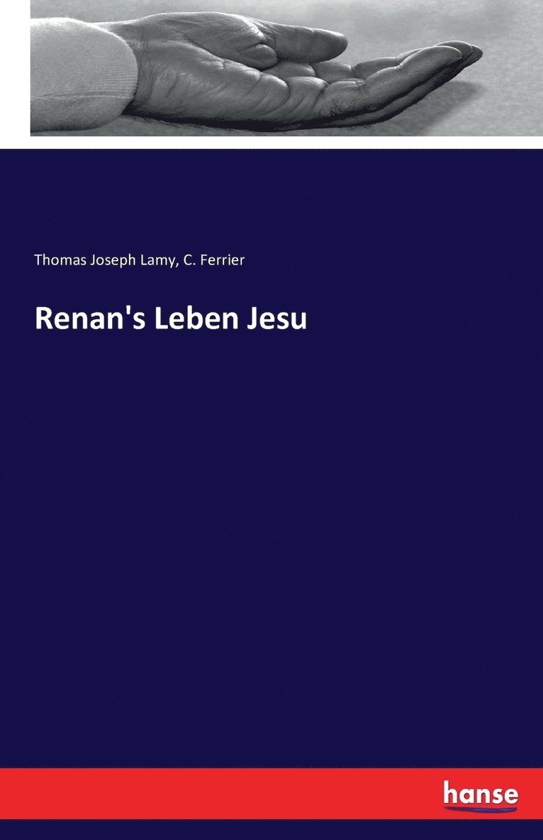 Renan's Leben Jesu 1