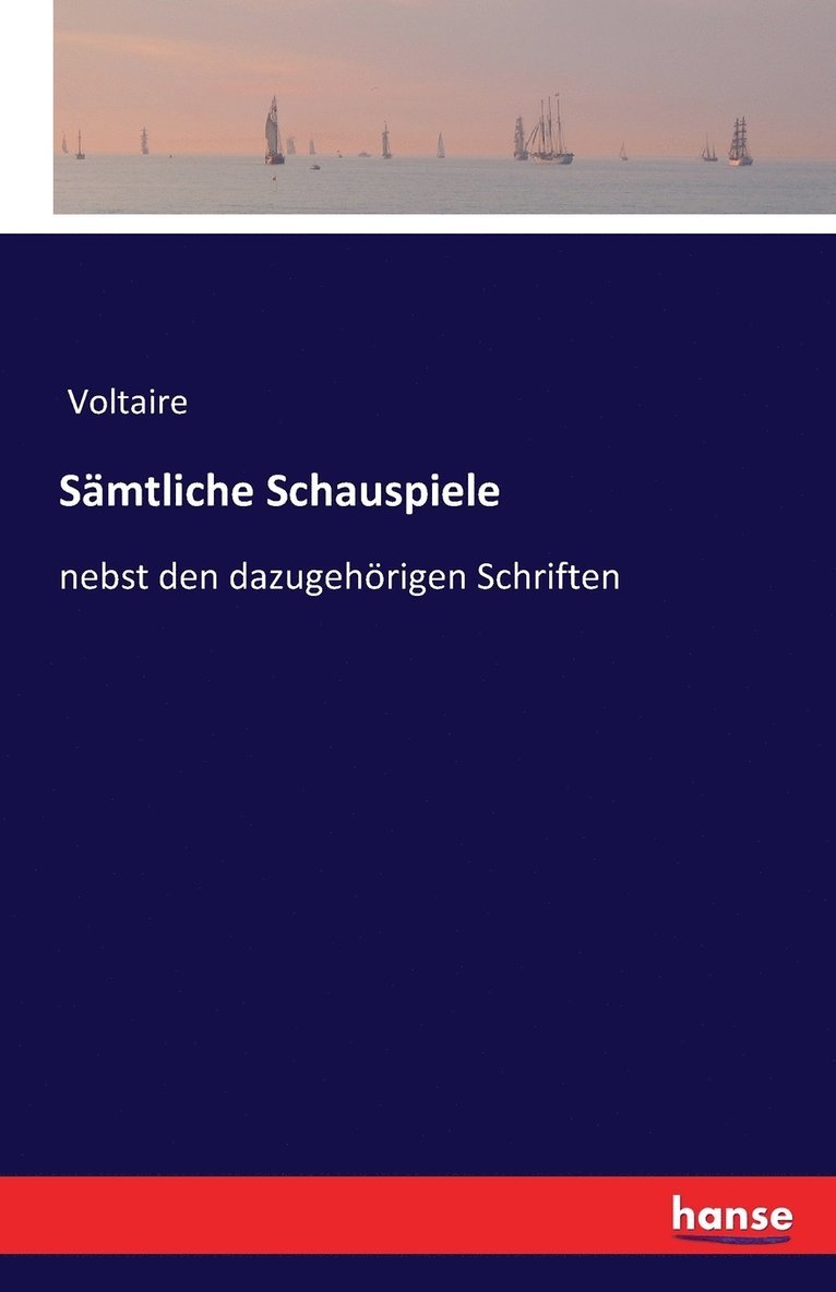 Samtliche Schauspiele 1