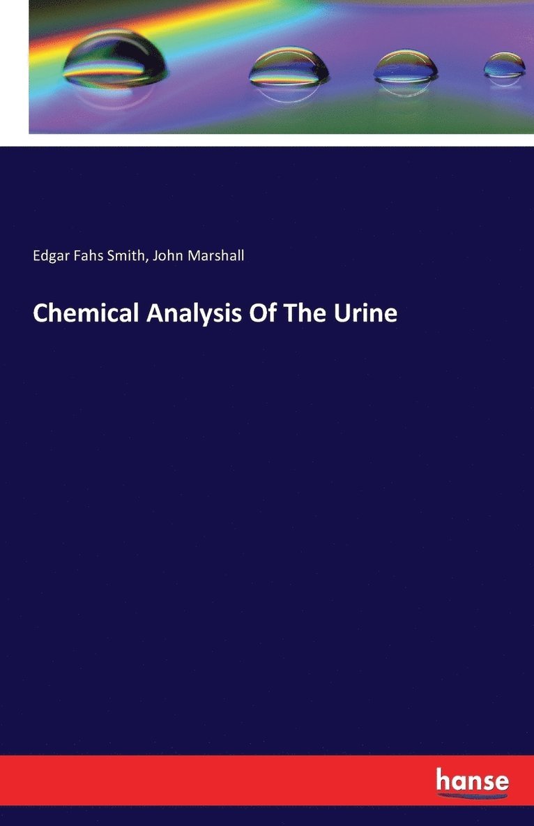 Chemical Analysis Of The Urine 1