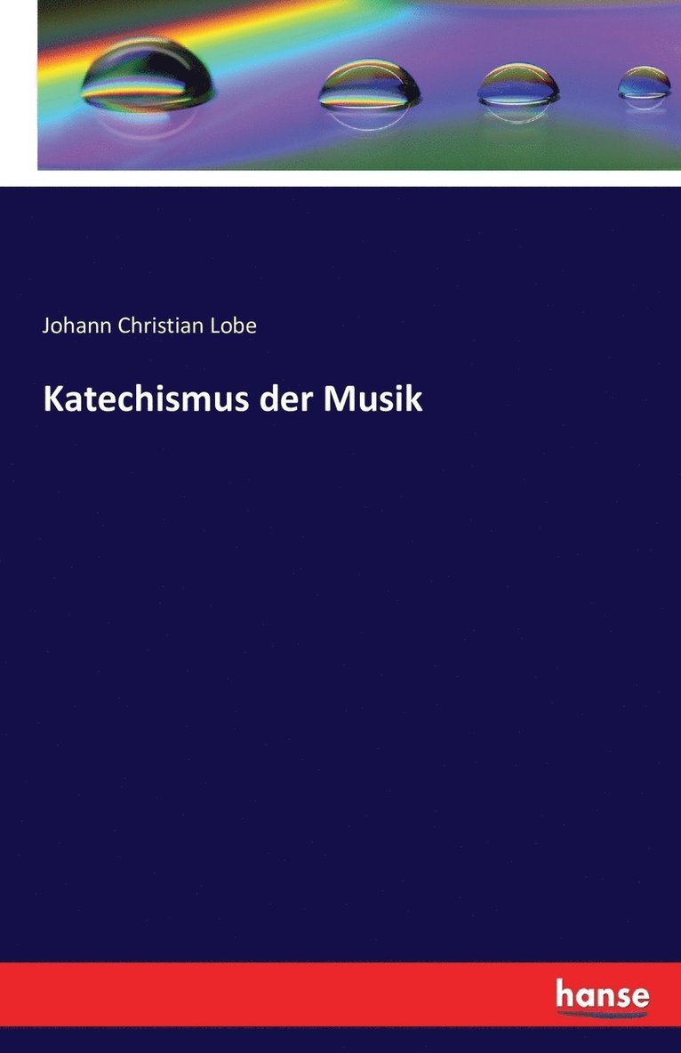 Katechismus der Musik 1