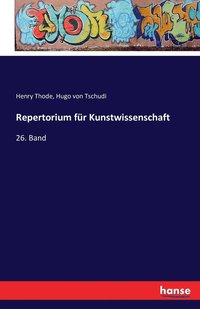 bokomslag Repertorium für Kunstwissenschaft