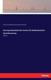 bokomslag Korrespondenzblatt des Vereins fr Niederdeutsche Sprachforschung