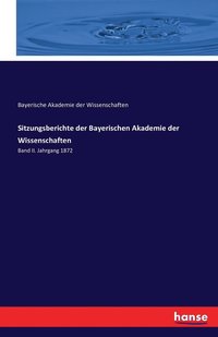 bokomslag Sitzungsberichte der Bayerischen Akademie der Wissenschaften