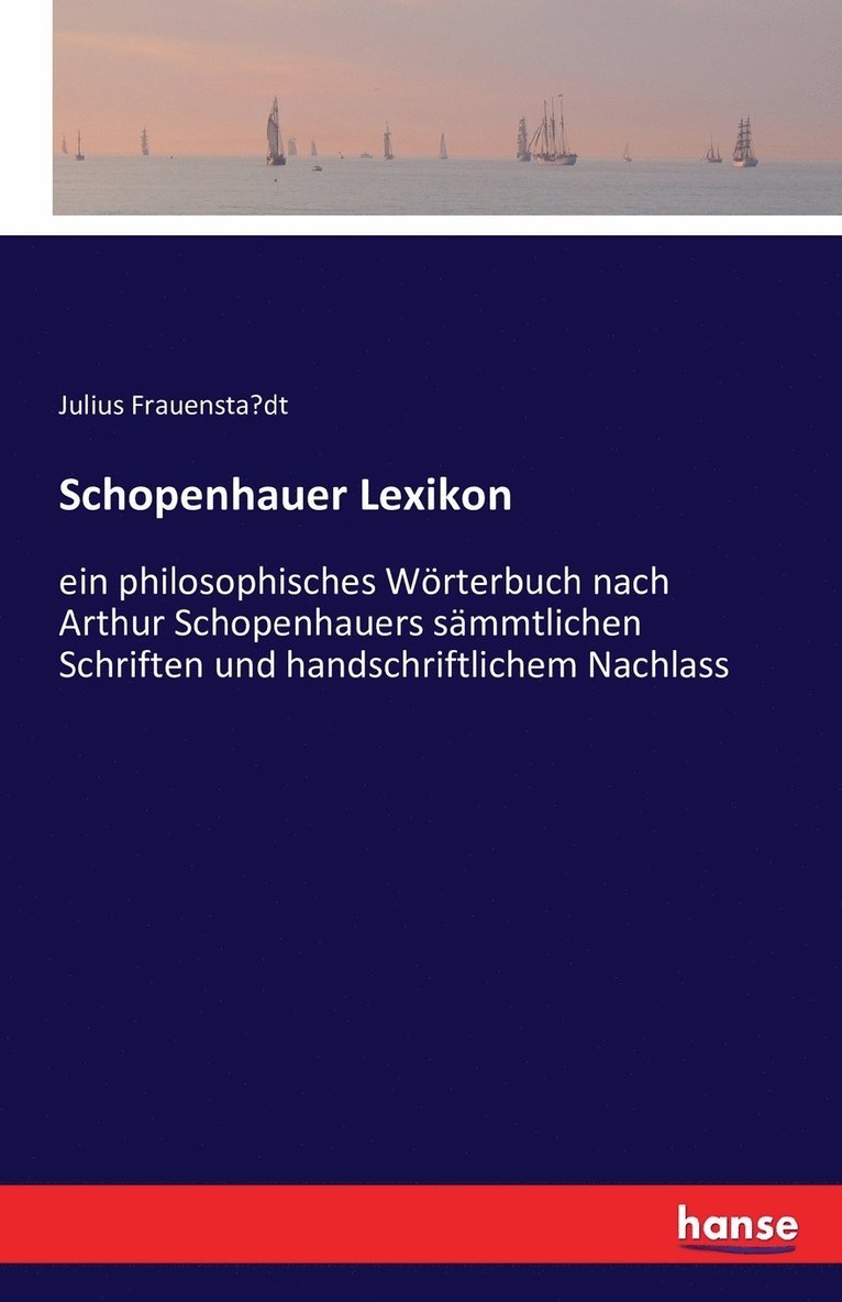 Schopenhauer Lexikon 1