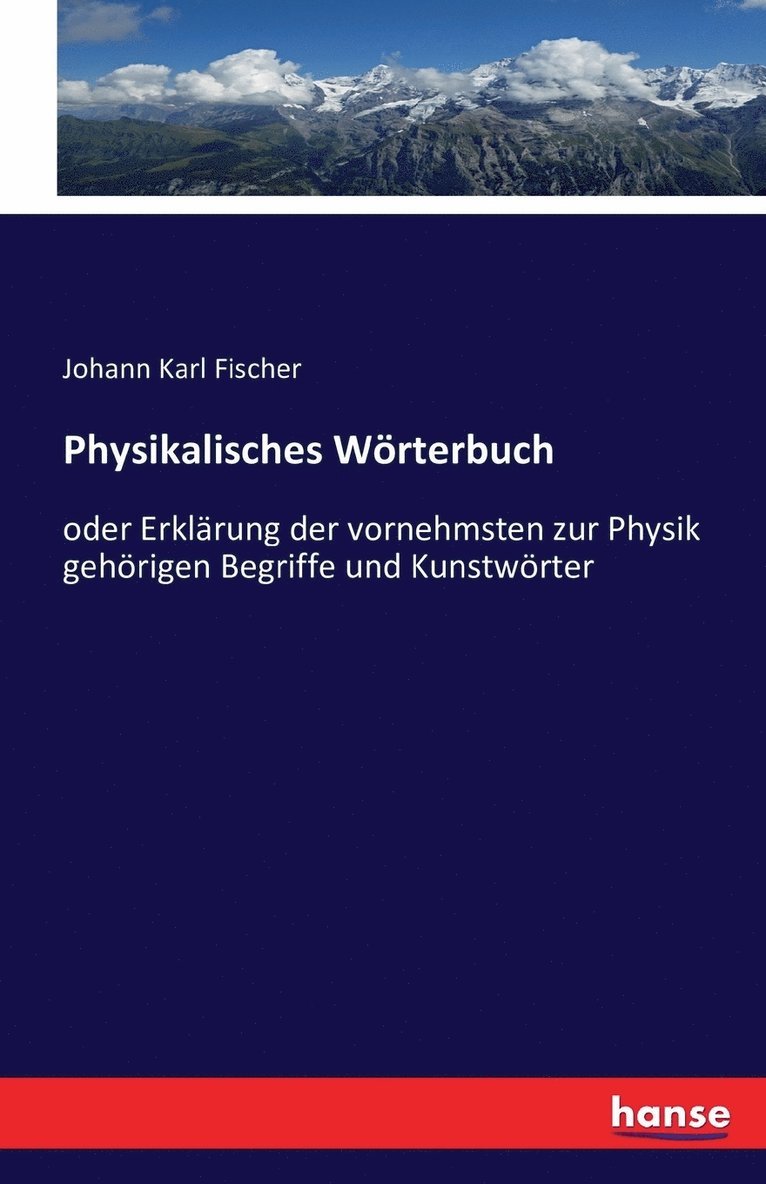 Physikalisches Wrterbuch 1