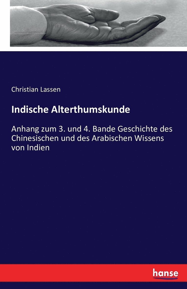 Christian Lassen - Indische Alterthumskunde, Häftad