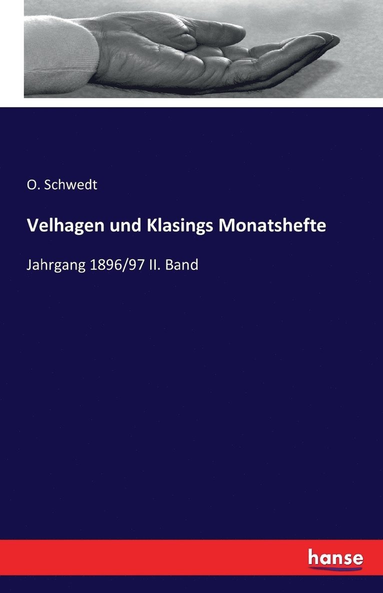 Velhagen und Klasings Monatshefte 1