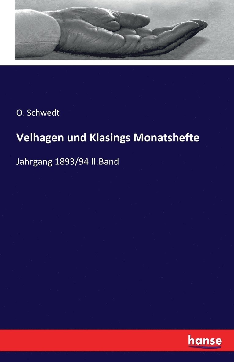 Velhagen und Klasings Monatshefte 1