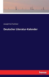 bokomslag Deutscher Literatur-Kalender