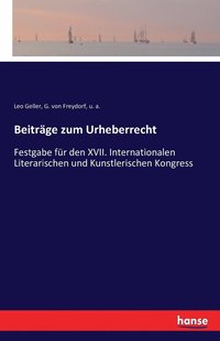 bokomslag Beitrge zum Urheberrecht