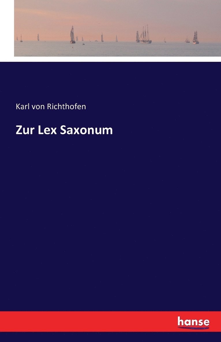 Zur Lex Saxonum 1