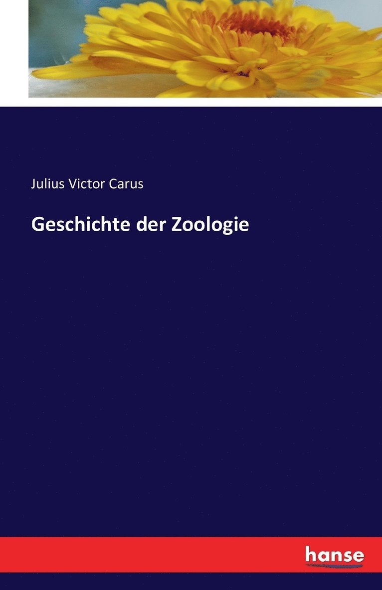 Geschichte der Zoologie 1