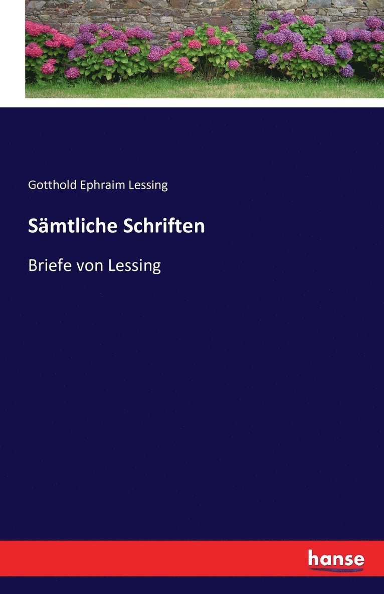 Smtliche Schriften 1