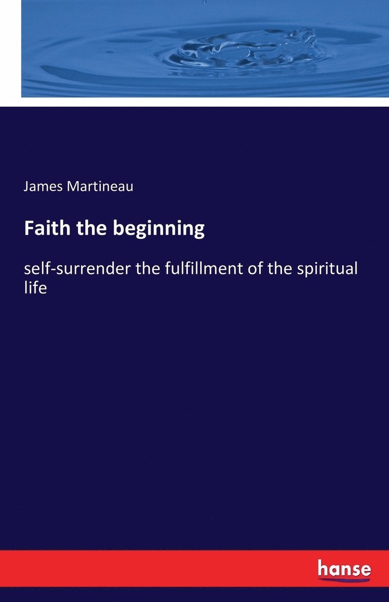 Faith the beginning 1