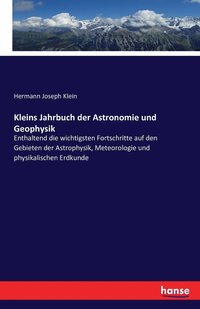 bokomslag Kleins Jahrbuch der Astronomie und Geophysik