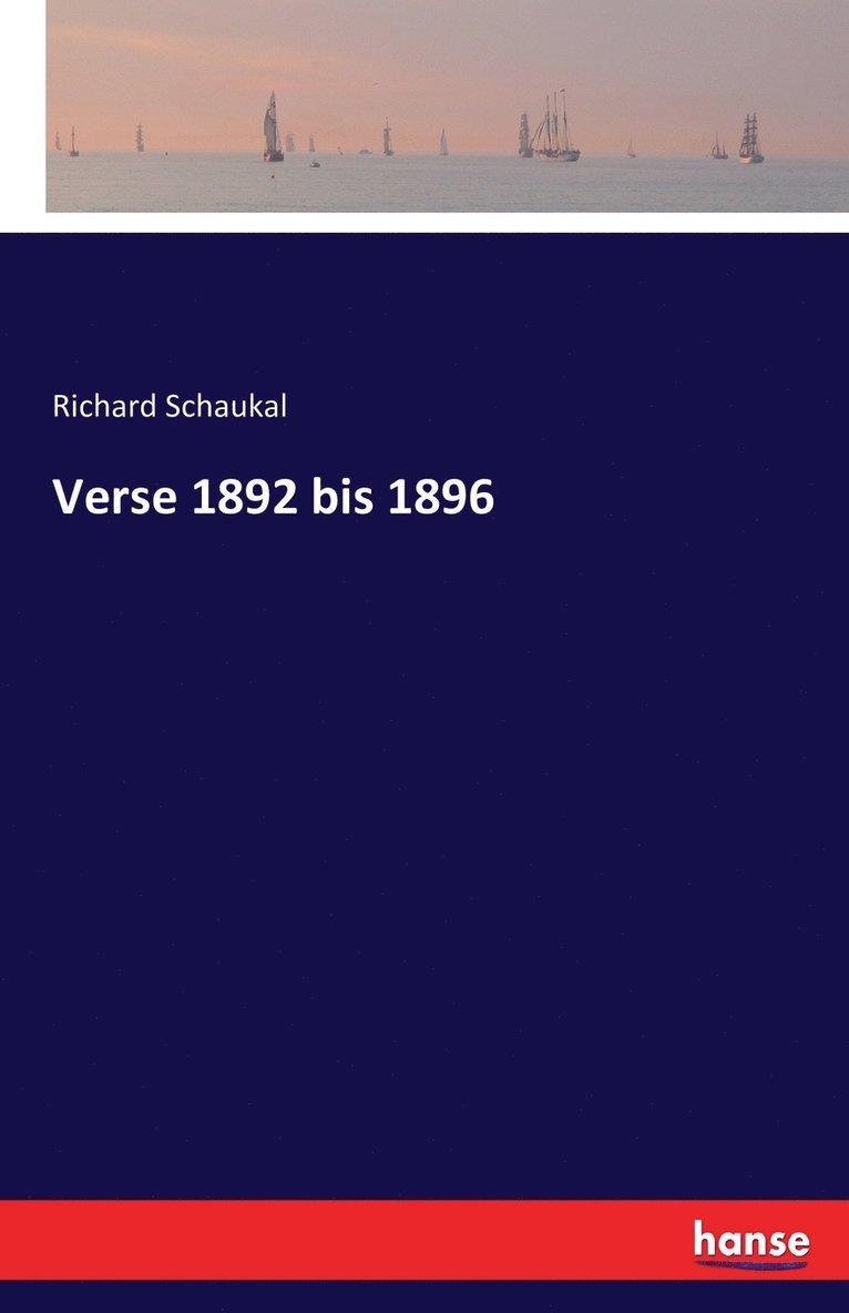 Verse 1892 bis 1896 1
