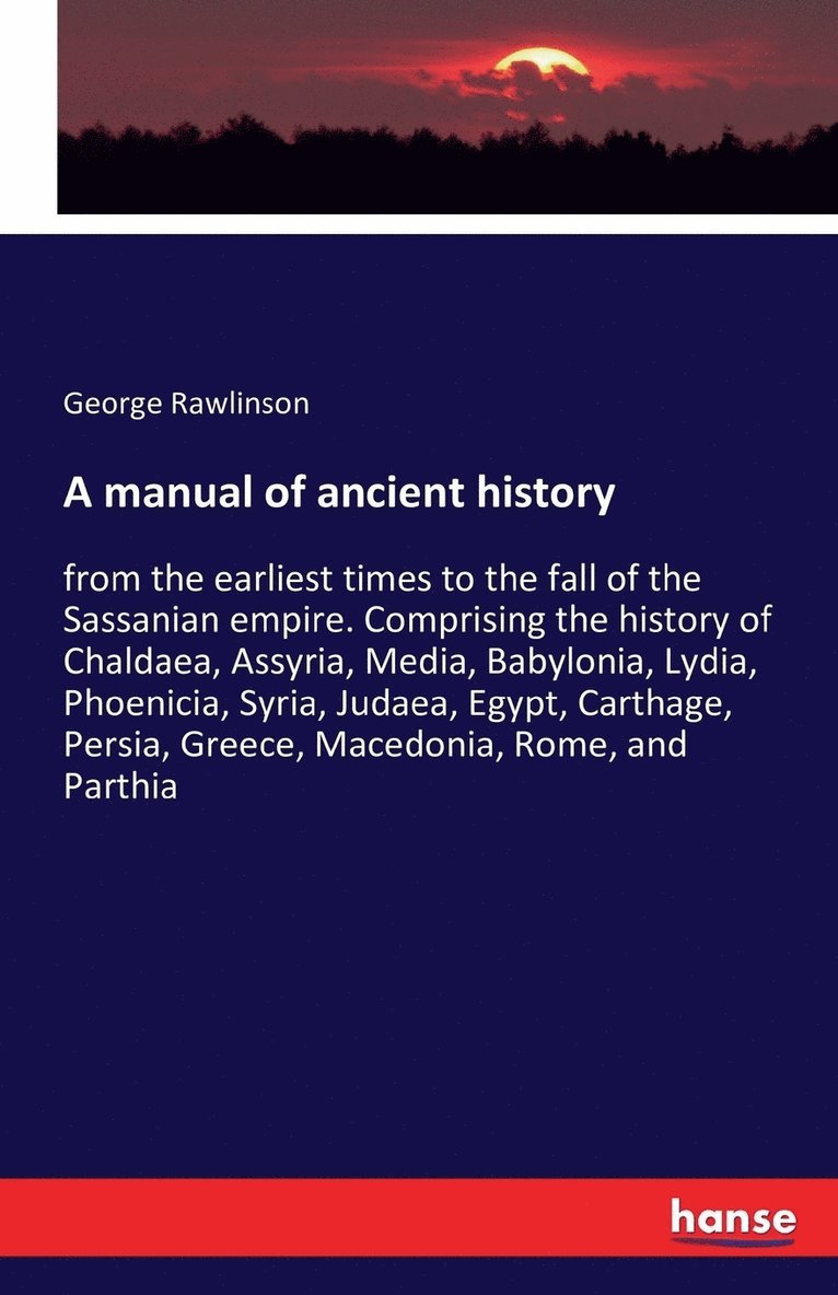 manual of ancient history