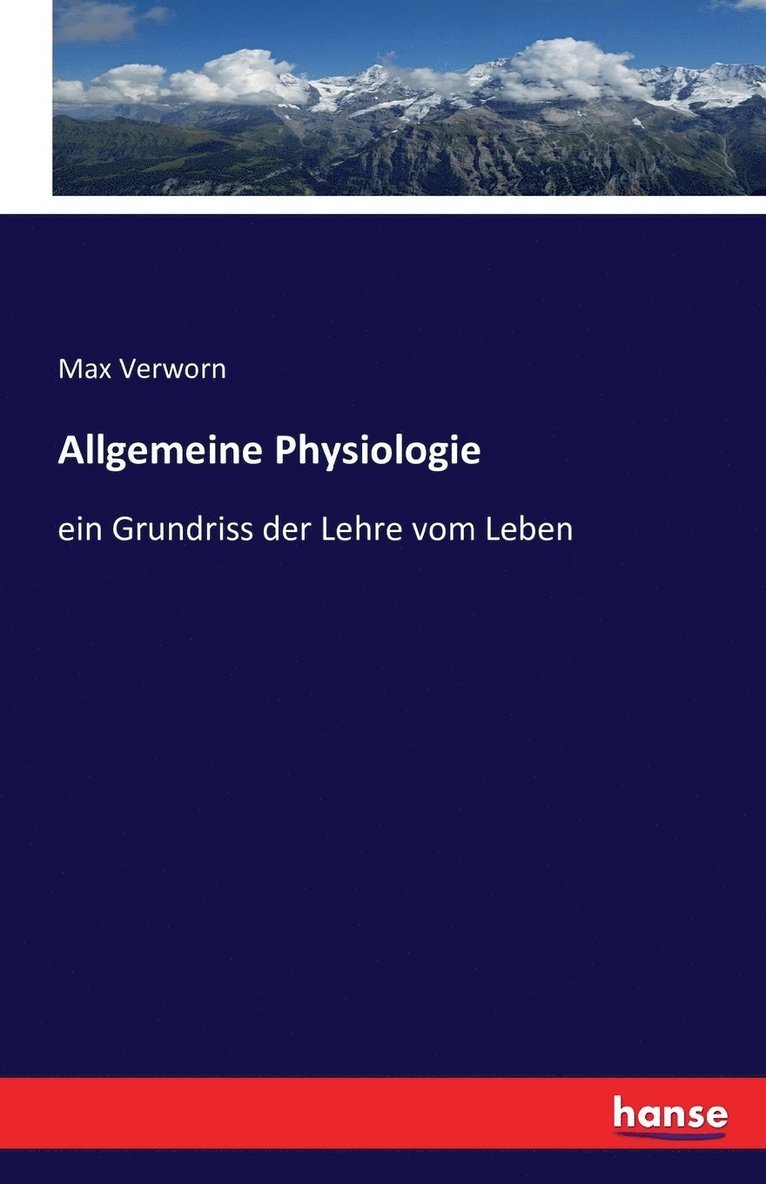 Allgemeine Physiologie 1