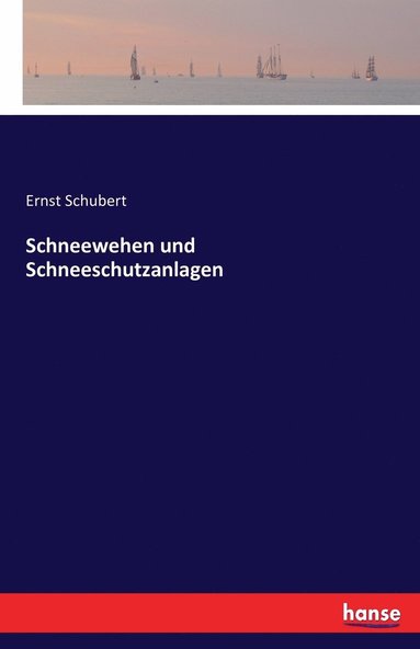 Ernst Schubert - Schneewehen und Schneeschutzanlagen, Häftad