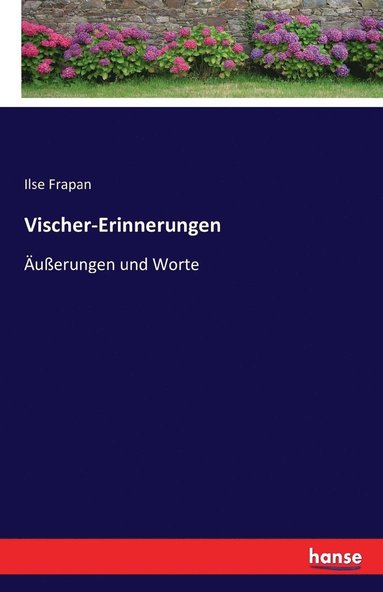 bokomslag Vischer-Erinnerungen