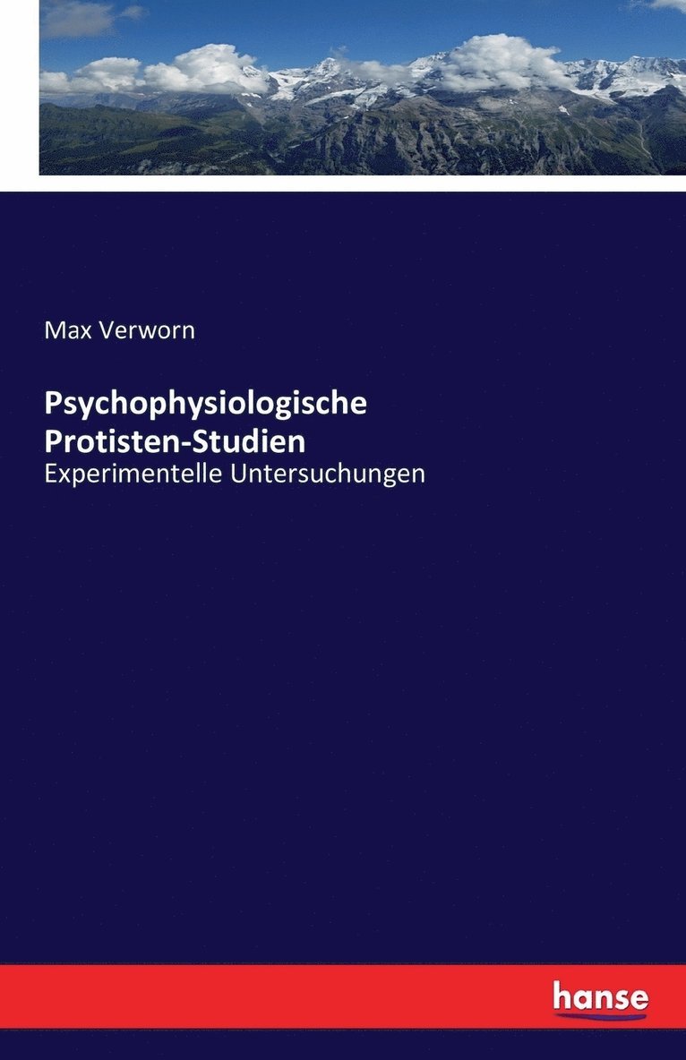 Psychophysiologische Protisten-Studien 1