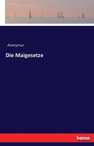 bokomslag Maigesetze