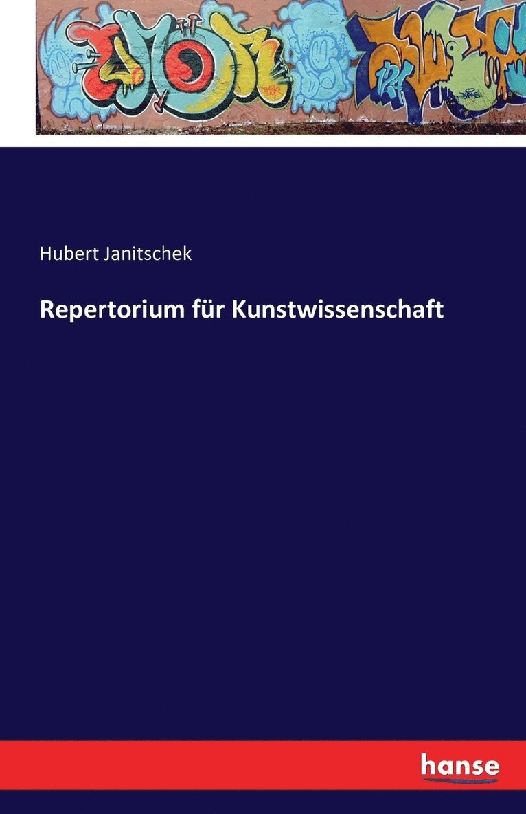 Repertorium fur Kunstwissenschaft 1