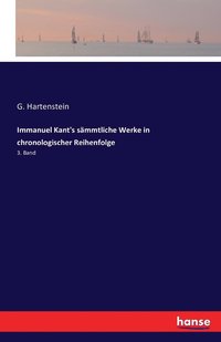 bokomslag Immanuel Kant's sammtliche Werke in chronologischer Reihenfolge