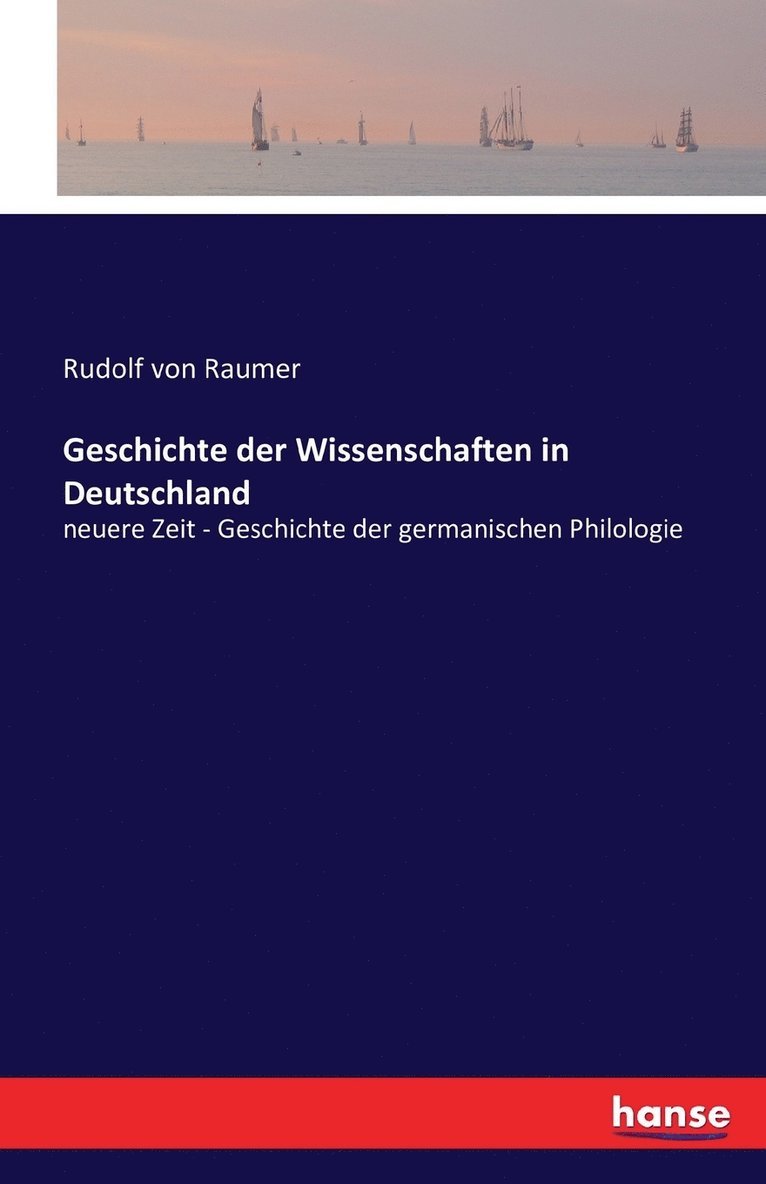 Geschichte der Wissenschaften in Deutschland 1