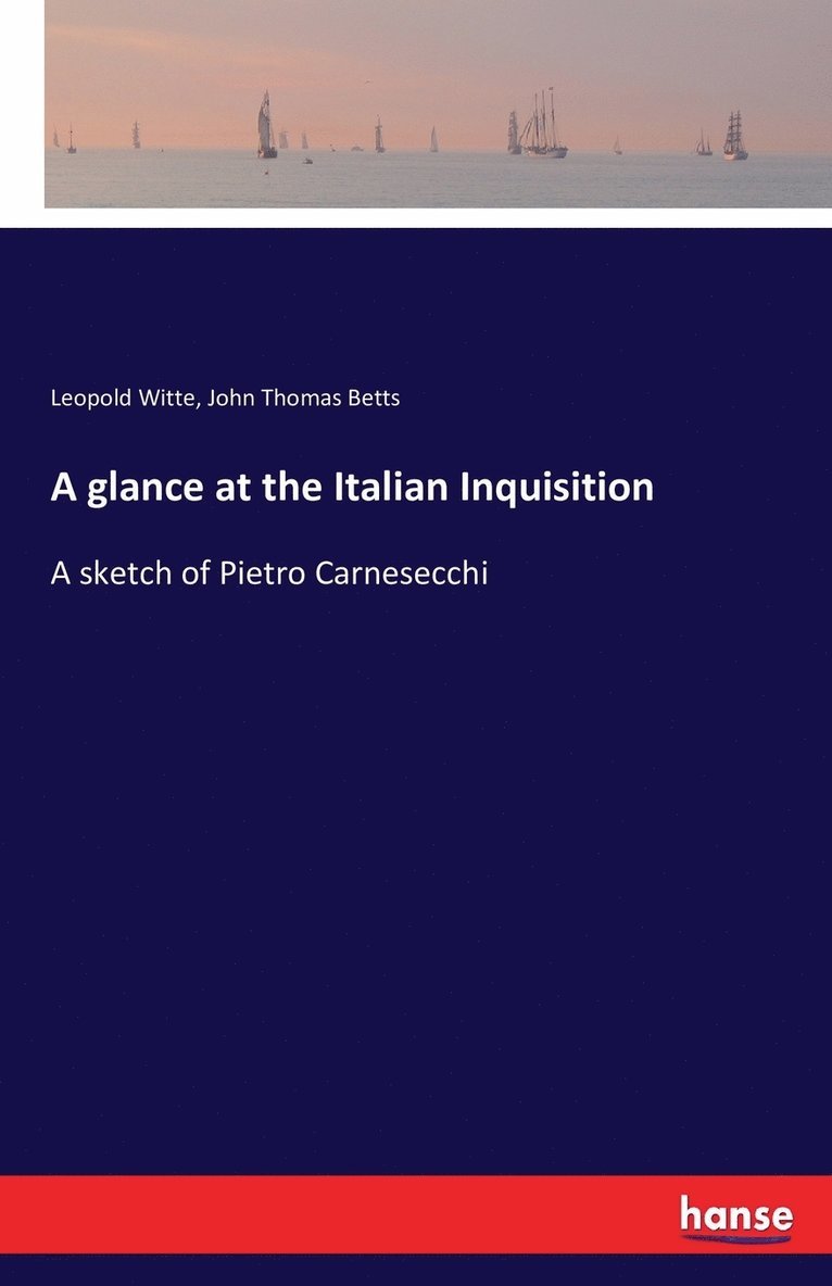 A glance at the Italian Inquisition 1