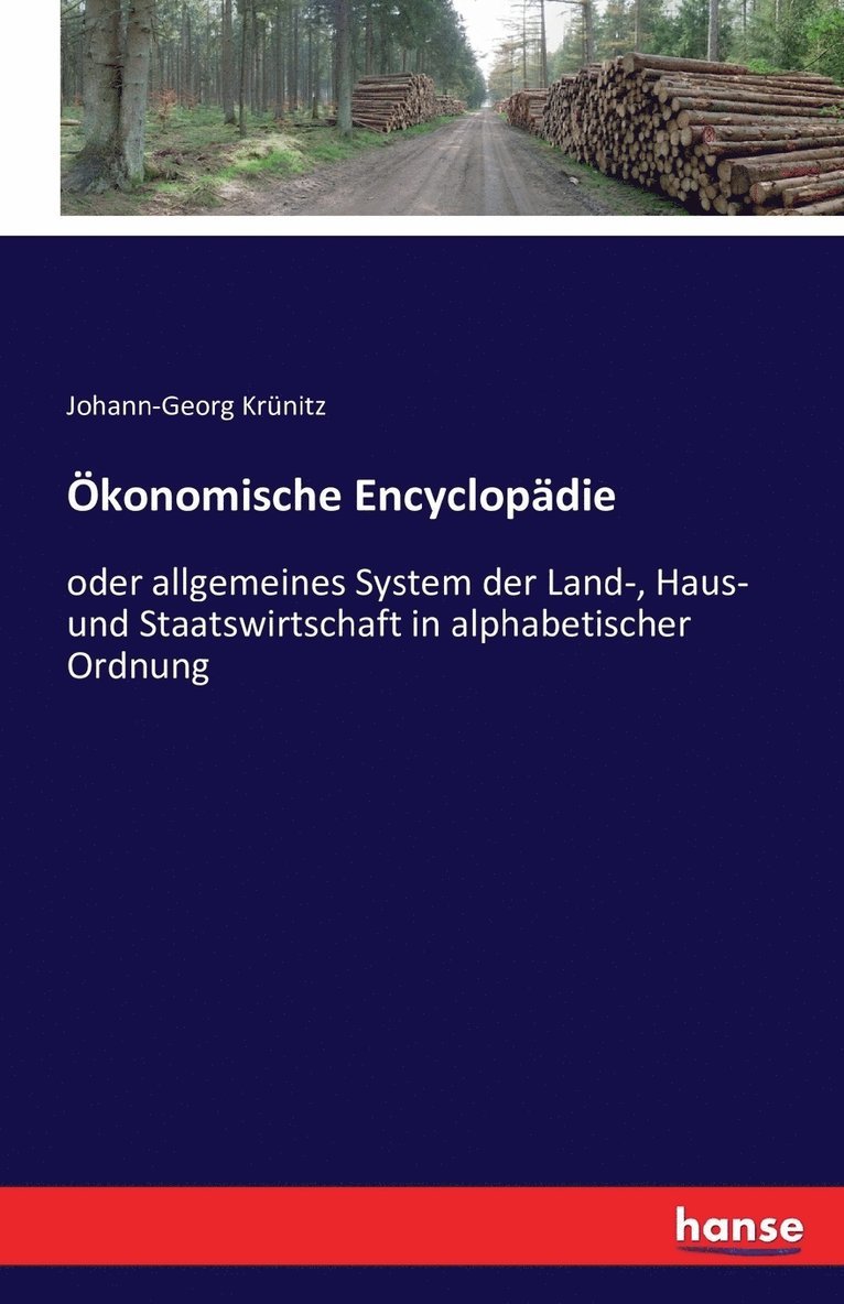 konomische Encyclopdie 1