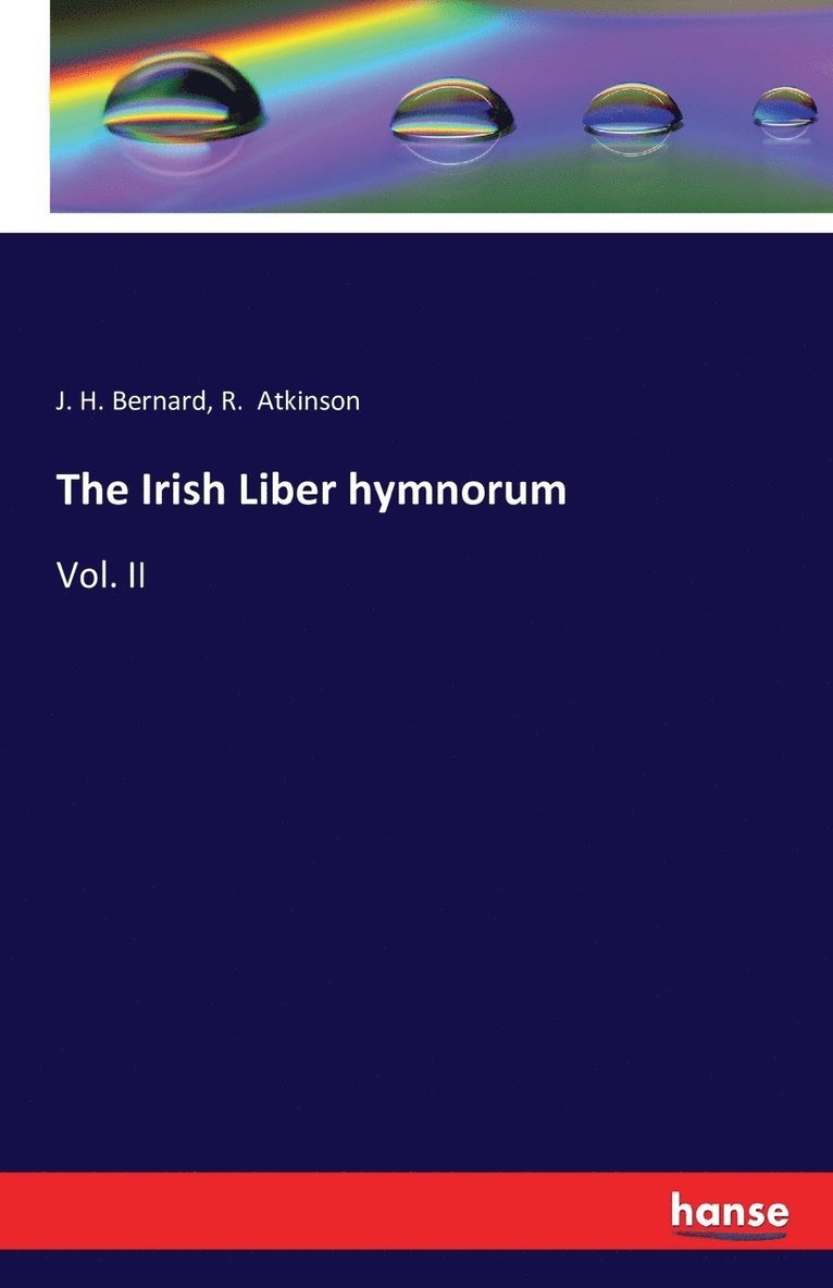 The Irish Liber hymnorum 1