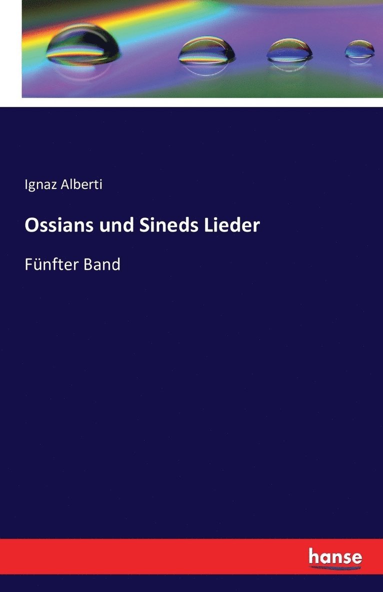 Ossians und Sineds Lieder 1