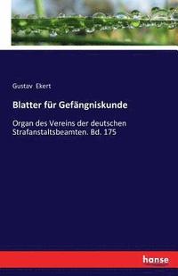bokomslag Blatter fr Gefngniskunde
