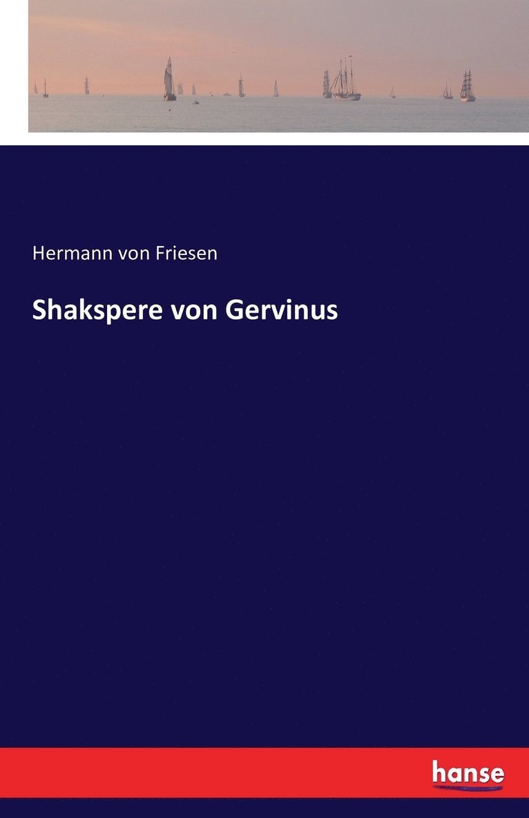 Shakspere von Gervinus 1