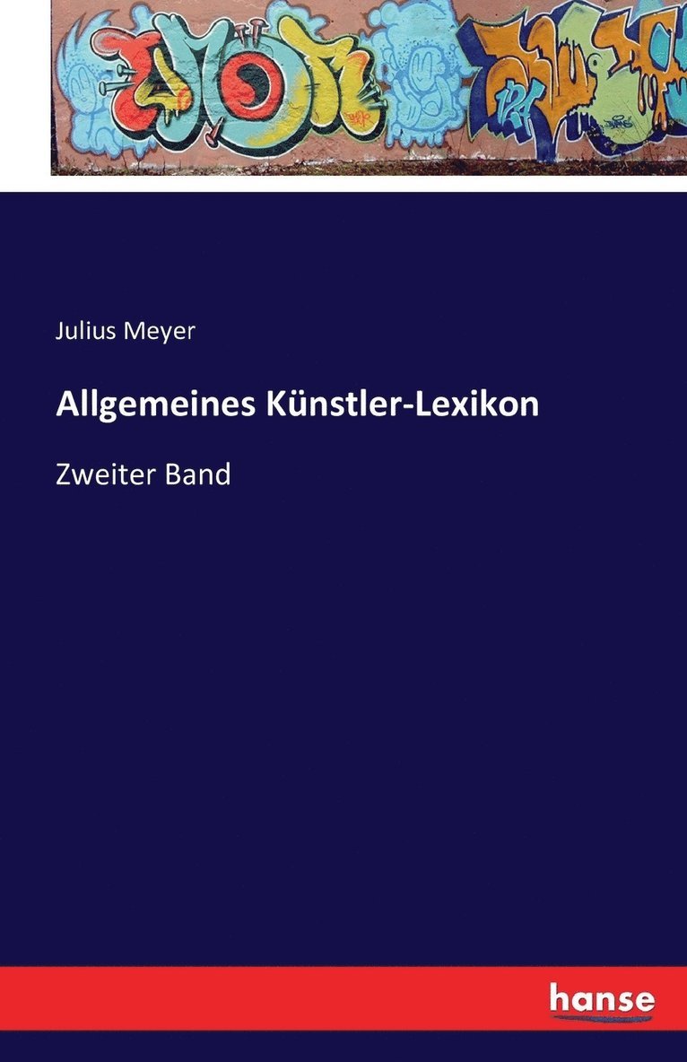 Allgemeines Kunstler-Lexikon 1