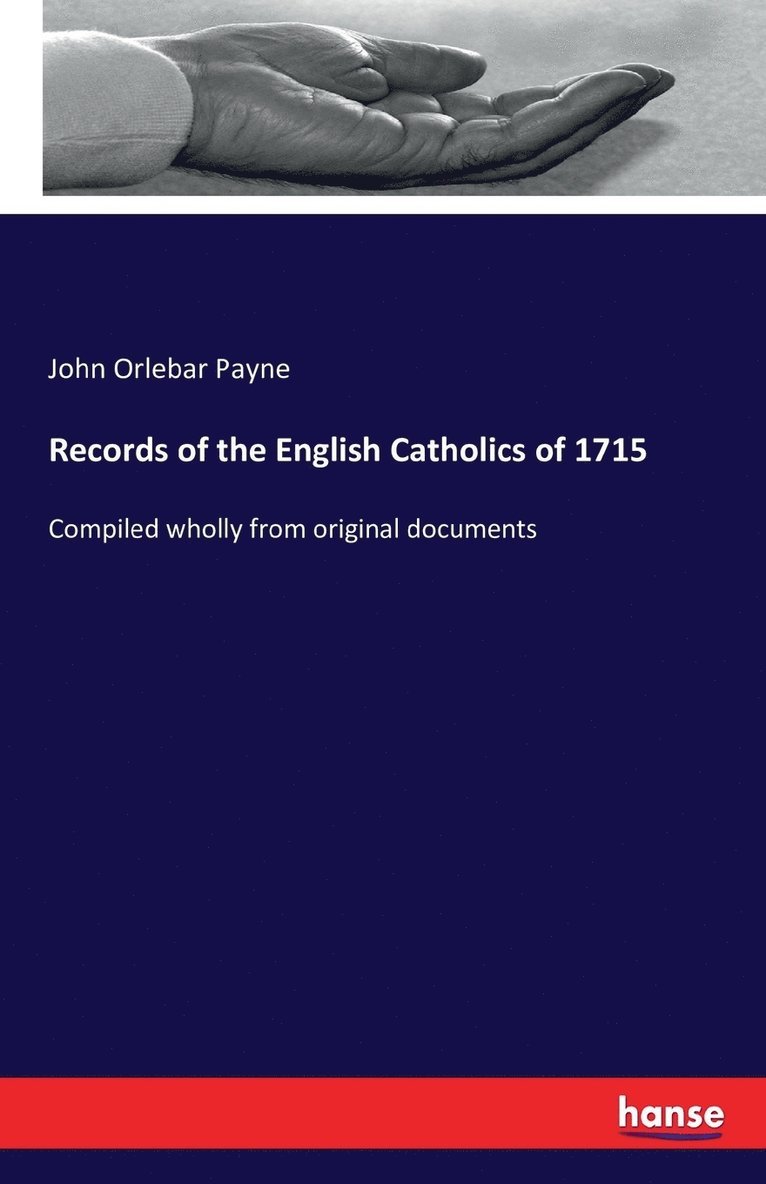 Records of the English Catholics of 1715 1