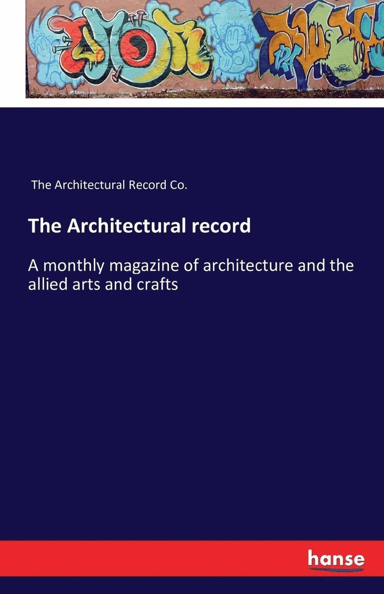The Architectural record 1