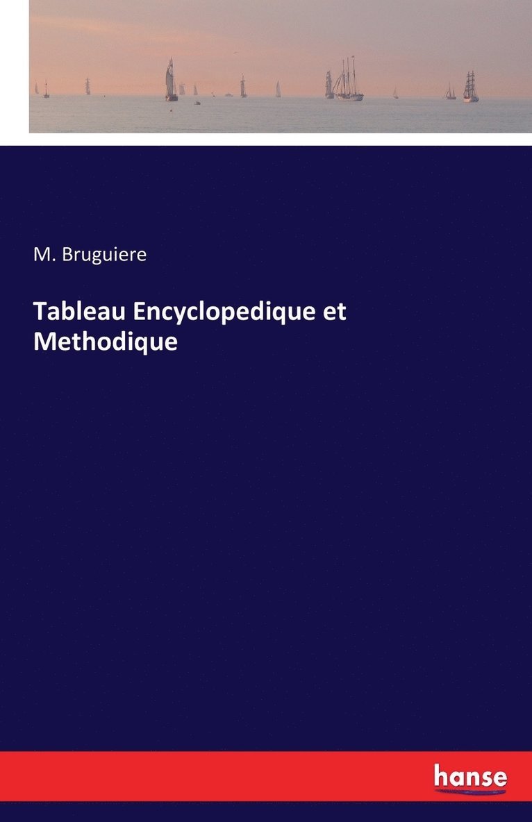 Tableau Encyclopedique et Methodique 1