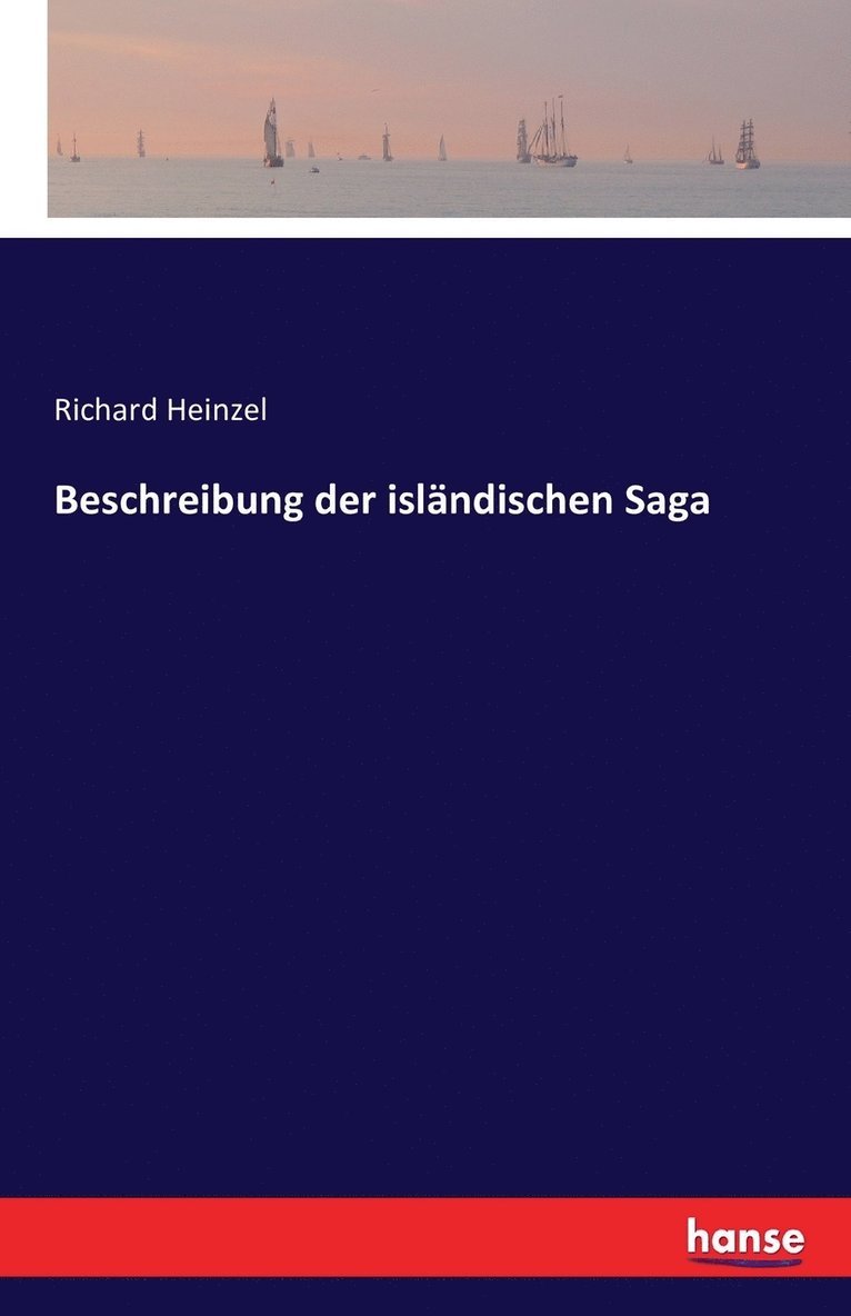 Beschreibung der islandischen Saga 1
