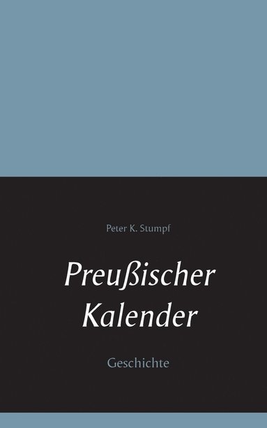 bokomslag Preußischer Kalender