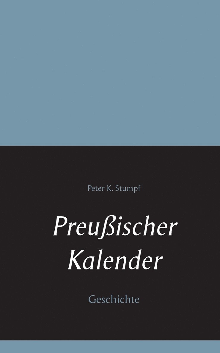 Preuischer Kalender 1