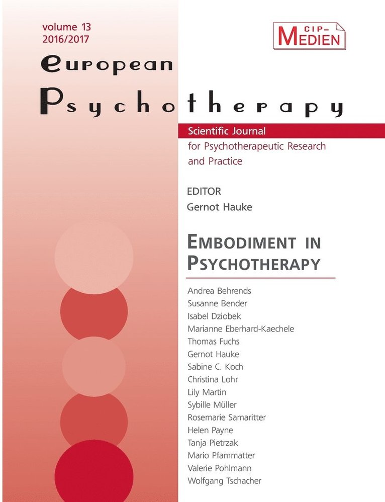 European Psychotherapy 2016/2017 1