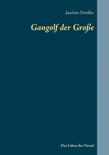 bokomslag Gangolf der Groe