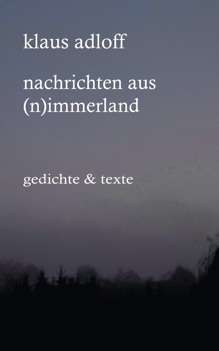 Nachrichten aus (N)immerland 1