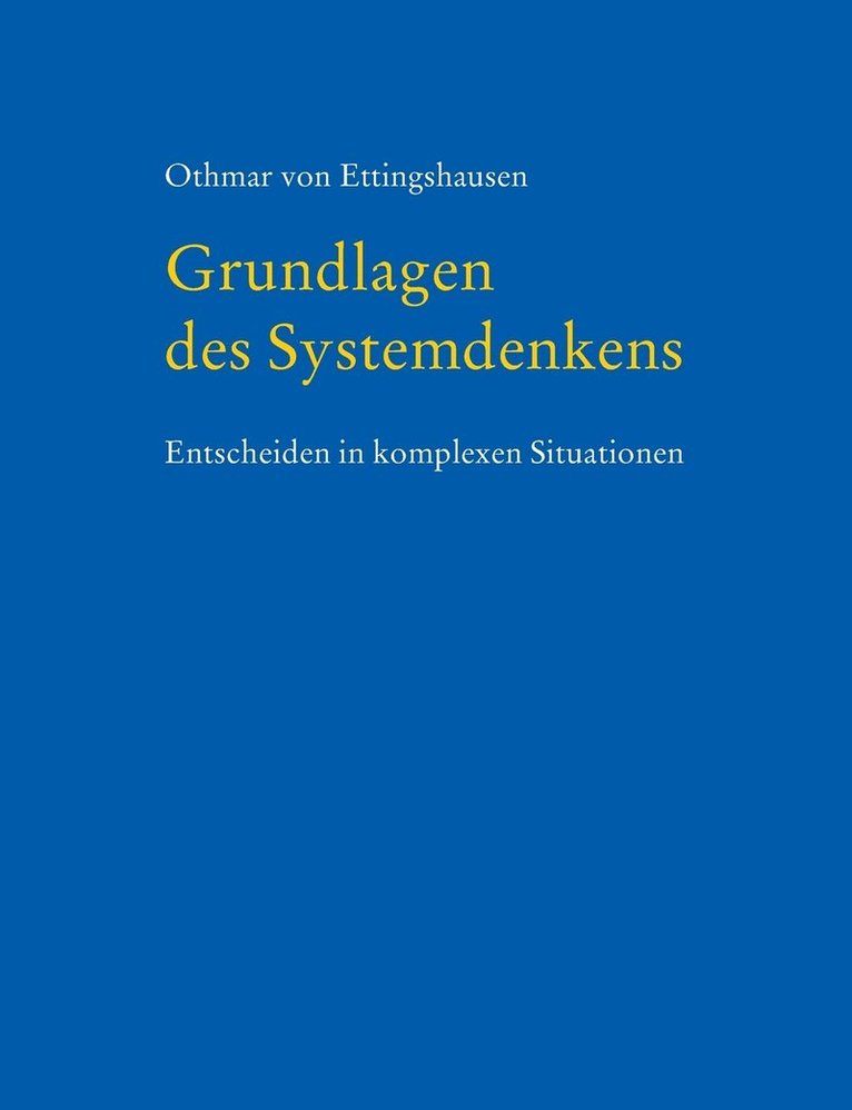 Grundlagen des Systemdenkens 1