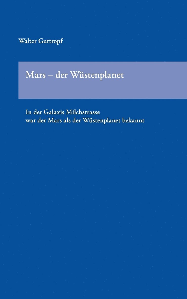 Mars - der Wustenplanet 1