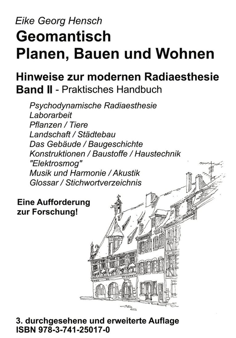 Geomantisch Planen, Bauen und Wohnen, Band II 1